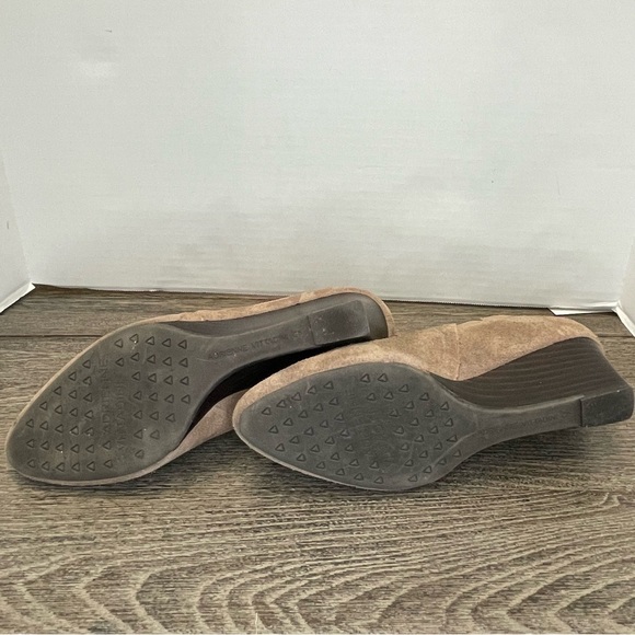 Adrienne Vittadini Tan Women's Wedge Shoes AV-Midge bootie ankle. Size 9m. - Picture 5 of 9